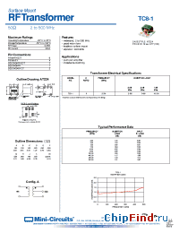 Datasheet TC8-1 manufacturer Mini-Circuits